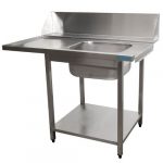 Zulauftisch für Spülmaschine rechts, 1200mm | SARO 700-3000R - 700-3000R