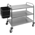 Abfallbehälter für Servierwagen | B430xT300xH450 mm | SARO 213-4108 - 213-4108