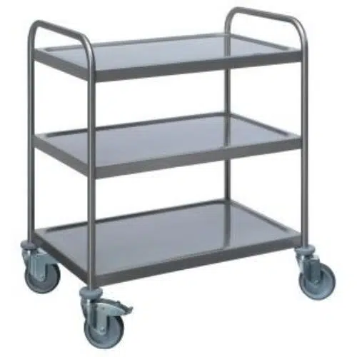 Saro Servierwagen 150 kg - Bordmaß: 800 x 500 mm - SW3 3 Borde - 487-2005 - 487-2005