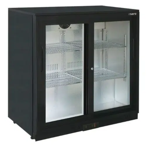 Saro Barkühlschrank 2 Schiebetüren - Modell BC 198 SD - B900xT520xH850mm - 437-1035 - 437-1035
