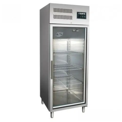 Saro Gewerbekühlschrank - Glastür - 2/1 GN - GN 600 TNG - B680xT810xH2000mm - 323-3102 - 323-3102 Saro Gewerbekühlschrank - Glastür - 2/1 GN - GN 600 TNG - B680xT810xH2000mm - 323-3102 - 323-3102