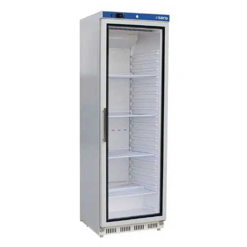 Saro Lagerkühlschrank, Glastür, weiß, HK 400 GD V2 - 323-4035 - 323-4035