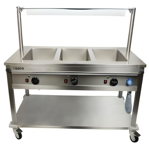 Bain Marie Trolley - 3x 1/1 GN - BT-3 - Saro 126-1520