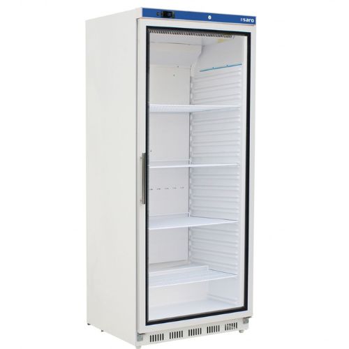 Lagerkühlschrank Glastür 600 liter - weiß - HK 600 GD V2 - Saro 323-2030