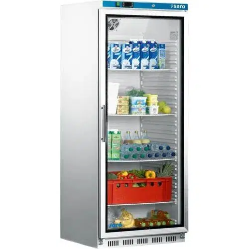 Saro Lagerkühlschrank Glastür 600 liter - weiß - HK 600 GD V2 - 323-2030 - 323-2030