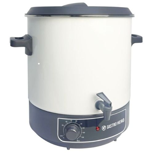 Glühweintopf / Einkochtopf ECO 23 Liter, 1800 W, mit Zapfhahn | GastroHero GH-GWK-ECO25