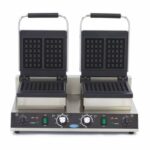 Gastro Waffelmacher - 4 Stück - Quadrat - Doppelte | Maxima 09365106