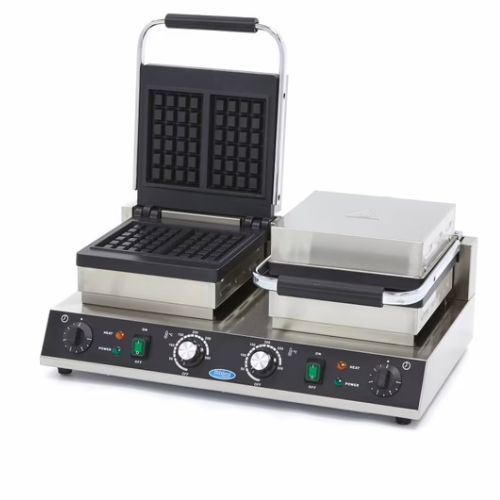 Gastro Waffelmacher - 4 Stück - Quadrat - Doppelte | Maxima 09365106 Gastro Waffelmacher - 4 Stück - Quadrat - Doppelte | Maxima 09365106