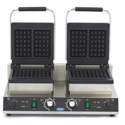 Maxima Våffeljärn proffs - 4 Stück - Quadrat - Doppelte - 09365106 - 09365106