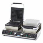 Maxima Våffeljärn proffs - 4 Stück - Quadrat - Doppelte - 09365106 - 09365106