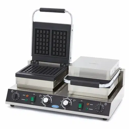 Maxima Våffeljärn proffs - 4 Stück - Quadrat - Doppelte - 09365106 - 09365106