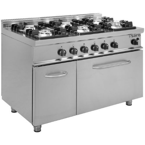 Gasherd mit Gasbackofen 6 brenner - E7/KUPG6LN - Saro 423-1040