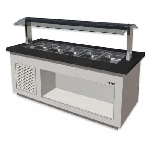 Salatbar für 5x 1/1 GN, PREMIUM LINE SB-K200 weiß | SARO 366-2010