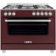 Gastro Multifunktionsherd Gas/Elekt - TS95C61LVI bordeaux - Saro 331-10555