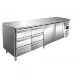 Saro Kühltisch, 2 Tür.+2x 3er Schubl.set, KYLJA 4150 TN - 323-10725 - 323-10725