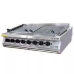 Gastro Premium Holzkohlengrill - 8 Zonen - Dreifache Einheit - 90 cm Tief - Gas | Maxima 09398601