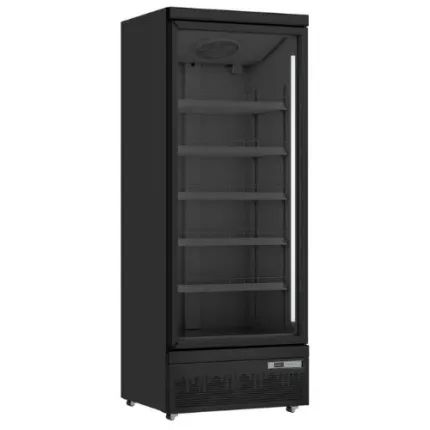 Kühlschrank Glastür 610 liter - Modell GTK 600 PRO - schwarz - Saro 453-1115