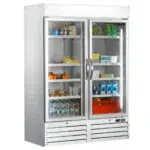 Saro Kühlschrank mit 2 Glastüren 1078 Liter - B1370xT725xH2000mm - 323-4165 - 323-4165