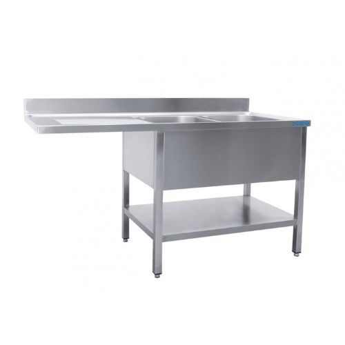 Spülcenter 2 Becken, rechts - B 1600 x T 700 mm | Saro 700-2610R