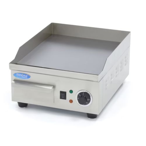 Gastro Grillplatte - Glatt - 36 cm - inkl. Tropfschale - Maxima 09365159