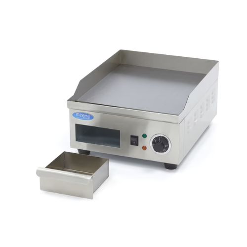 Gastro Grillplatte - Glatt - 36 cm - inkl. Tropfschale - Maxima 09365159