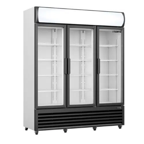 Saro Kühlschrank 1065 liter - 3 Glastüren + Werbetafel - GTK 1065 - 453-1019 - 453-1019