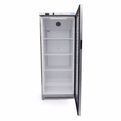 Gastro Kühlschrank 600 liter - Rostfreier Stahl - mit Glastür | Maxima 09405034