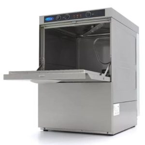 Gastro Gläserspülermaschine - 35 x 35 cm - mit Abfluss, Spülenhilfe und Seifenpumpe | Maxima 09240010