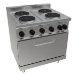 Elektroherd mit Elektrobackofen - 4 x 2.6 kW - E7/CUET4LE - Saro 423-1080