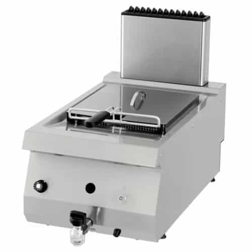 Gastro Gas Fritteuse - 1 x 12 l - Einzeleinheit - 70 cm Tief - mit Ablasshahn | Maxima 09395002