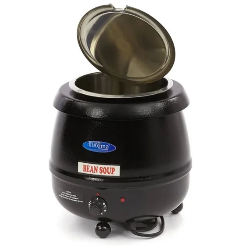 Maxima Gastro Suppenkessel - 10 liter - Abnehmbarer innerer Topf - mit Löffelspause - 09300575 - 09300575