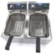 Frityr for storkjøkken | 2X11 liter | 2x 3kw | 230V-1fas | B570xD475xH350mm | MAXIMA | MAXFHA | 09365227 | 226858