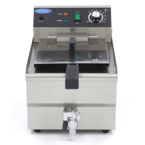 Gastro Fritteuse 13 liter - 1 Korb - mit Ablasshahn | Maxima 09365230
