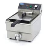 Gastro Fritteuse 13 liter - 1 Korb - mit Ablasshahn | Maxima 09365230