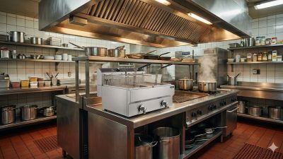 Gasfritteuse für die Gastronomie