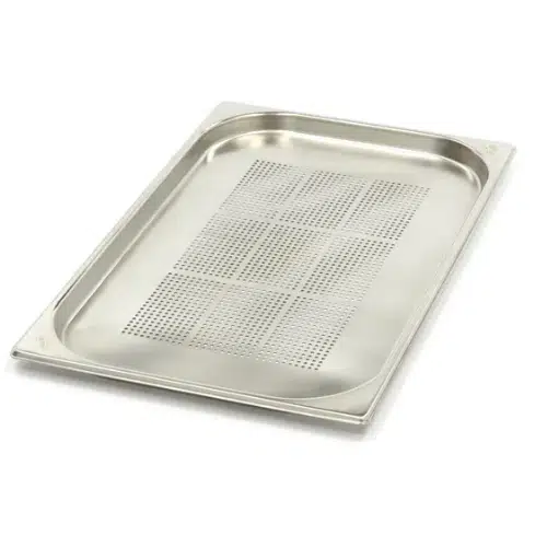 Maxima Gastro Gastronormbehälter - 1/1 GN - 2 cm Tief - Edelstahl - Perforiert - 09367600 - 237193