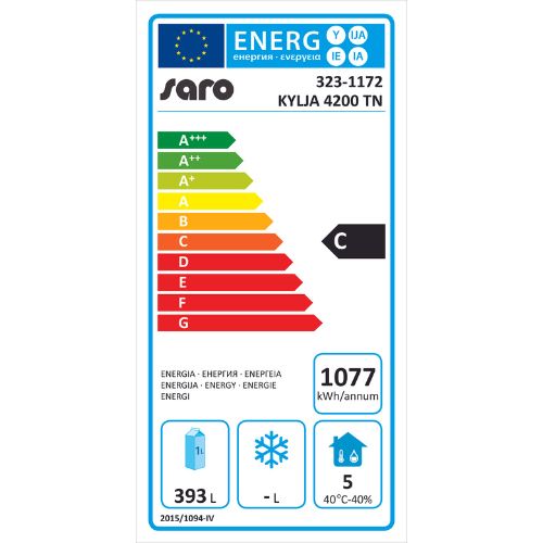 Kjølebord med 4 dører med rygg | B2230xD700xH890-950mm | SARO Germany | SARBACA | 323-1172 | 241591 Kjølebord med 4 dører med rygg | B2230xD700xH890-950mm | SARO Germany | SARBACA | 323-1172 | 241591