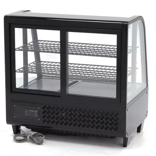 Displaykjøleskap | 100L | Svart | B682xD450xH675mm | Maxima | MAXDCC | 09400831 | 239733