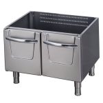 Gastro Heavy Duty Arbeitsschrank - Doppeleinheit - 70 cm Tief - inkl. Türen - Maxima 09397001