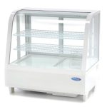 Maxima Gastro Glastürkühlschränke - 100 liter - 68 cm - Weiß - 09400836 - 09400836