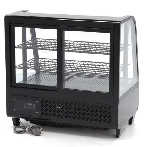 Gastro Glastürkühlschränke - 100 liter - 68 cm - Hintere Schiebetür