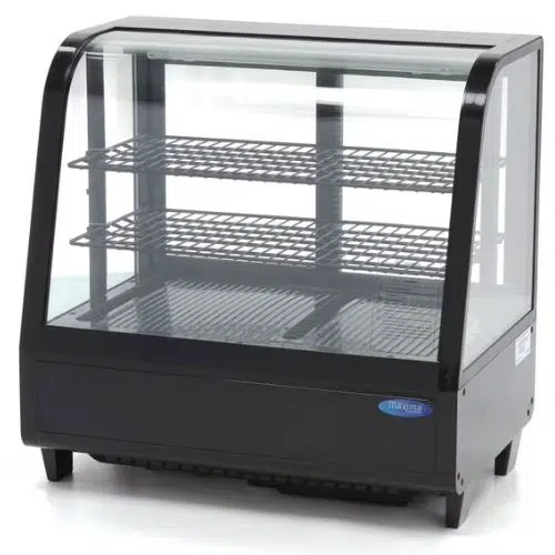 Maxima Gastro Glastürkühlschränke - 100 liter - 68 cm - Hintere Schiebetür - 09400831 - 09400831