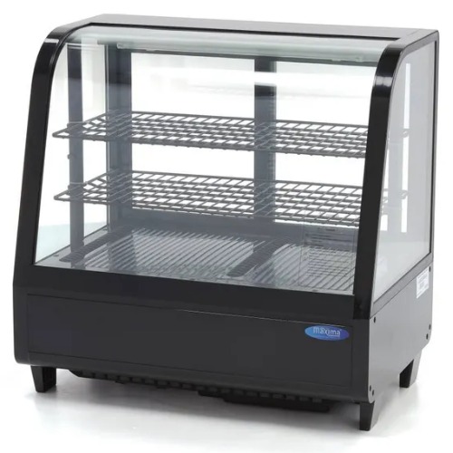 Gastro Glastuerkuehlschraenke 100 Liter Tischkuehlvitrine gewoelbte Scheibe Maxima 09400831