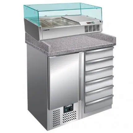 Saro Pizzatisch mit Kühlwanne | 323-1510 +145078 | 251304 - 251304
