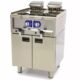 Frityr storkjøkken | 2x10 liter | 2x6kW | 400V 3fas | B605xD670xH380mm | MAXIMA | MAXAFH | 09391650 | 243574