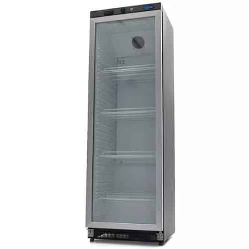 Gastro Kühlschrank - 400 liter - Schwarz - mit Glastür | Maxima 09405020