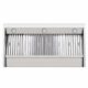 Avtrekkshette med motor + LED-belysning | 1680 m3 per time | B1200xD630xH457mm | CombiSteel 7227.0100 | COX0ED | 258781