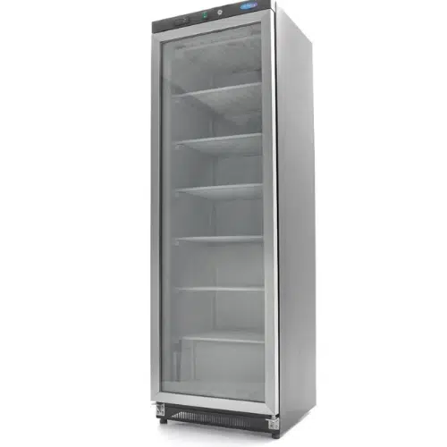 Maxima Gastro Gefrierschrank - 400 liter - Schwarz - mit Glastür - B600xT590xH1850mm - 09405021 - 09405021