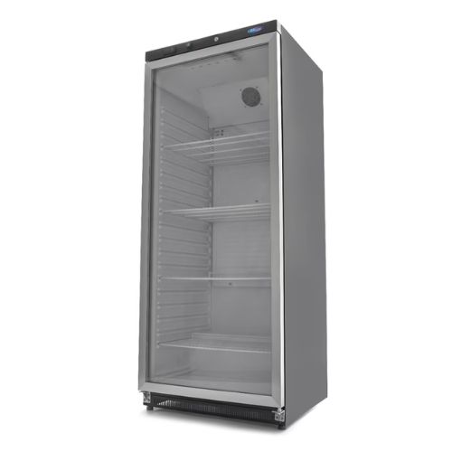 Gastro Kühlschrank 600 liter - Schwarz - mit Glastür | Maxima 09405032