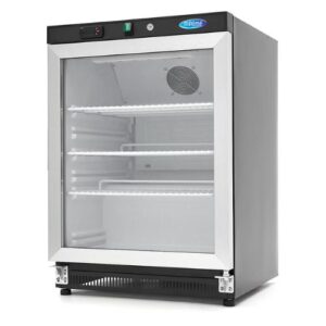 Maxima Gastro Kühlschrank - 200 liter - Schwarz - mit Glastür - 09405008 - 09405008